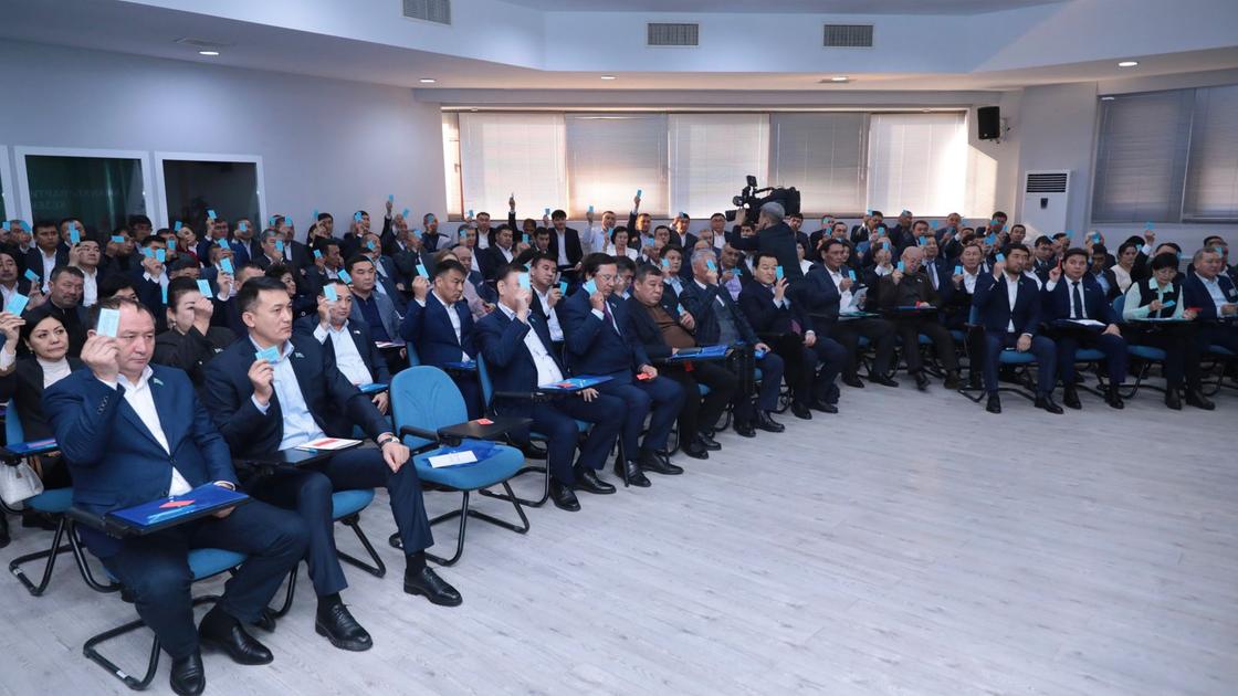 внеочередная конференция Туркестанского областного филиала партии AMANAT