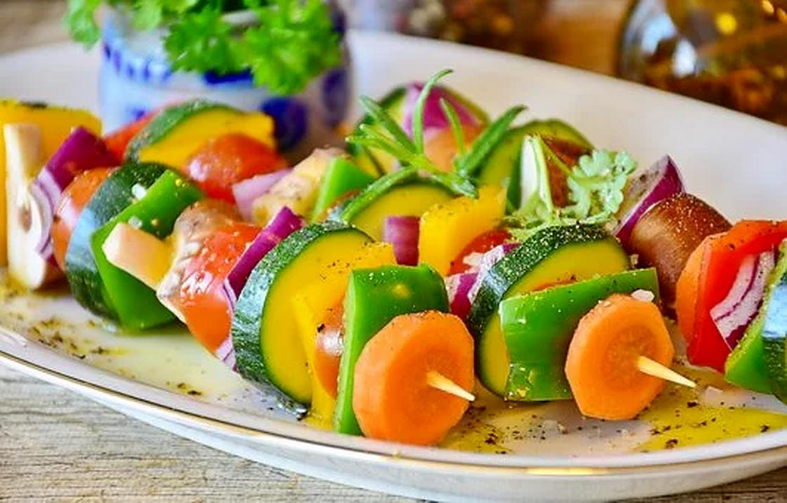 Овощной шашлык Овощной шашлык