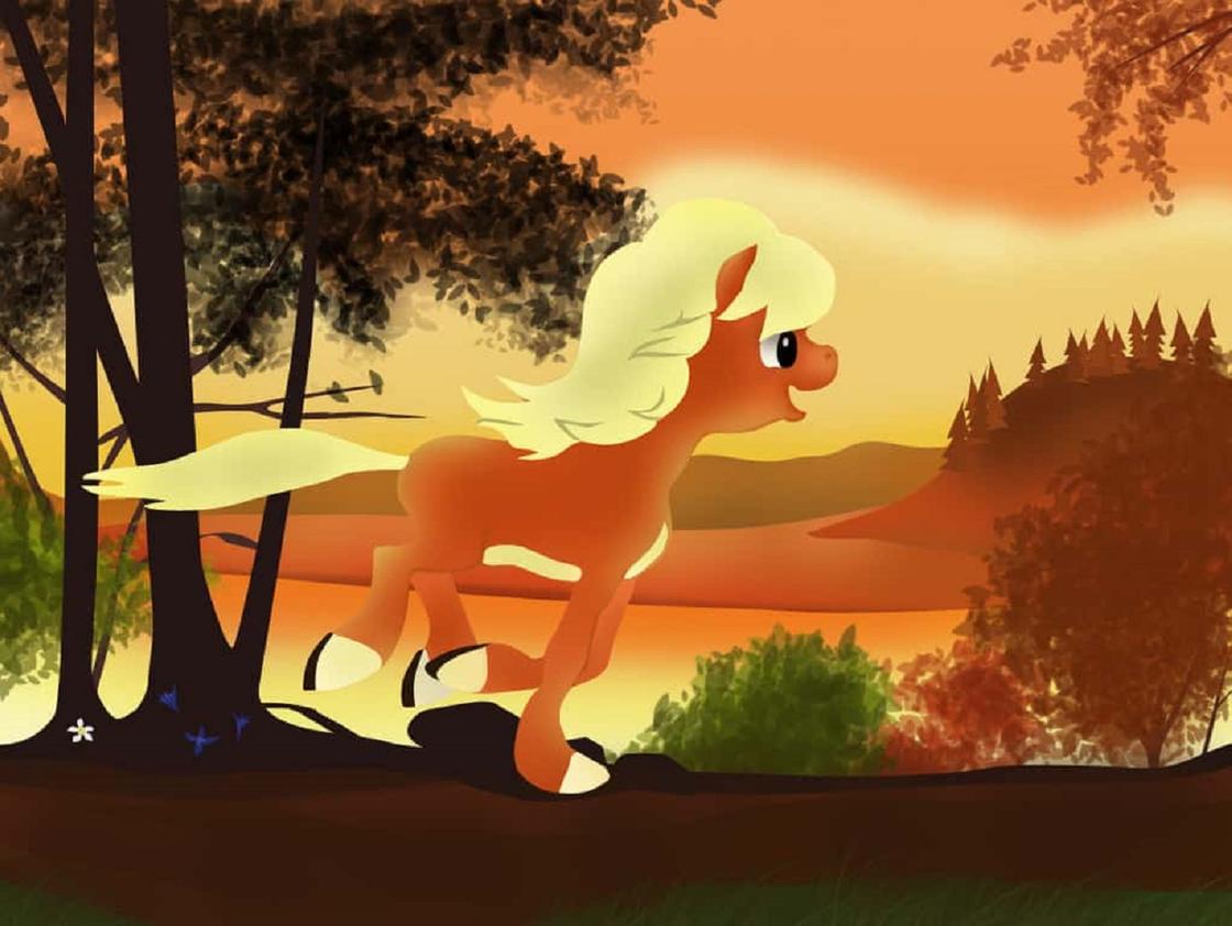 Кадр из мультфильма «Ико — отважный жеребенок»