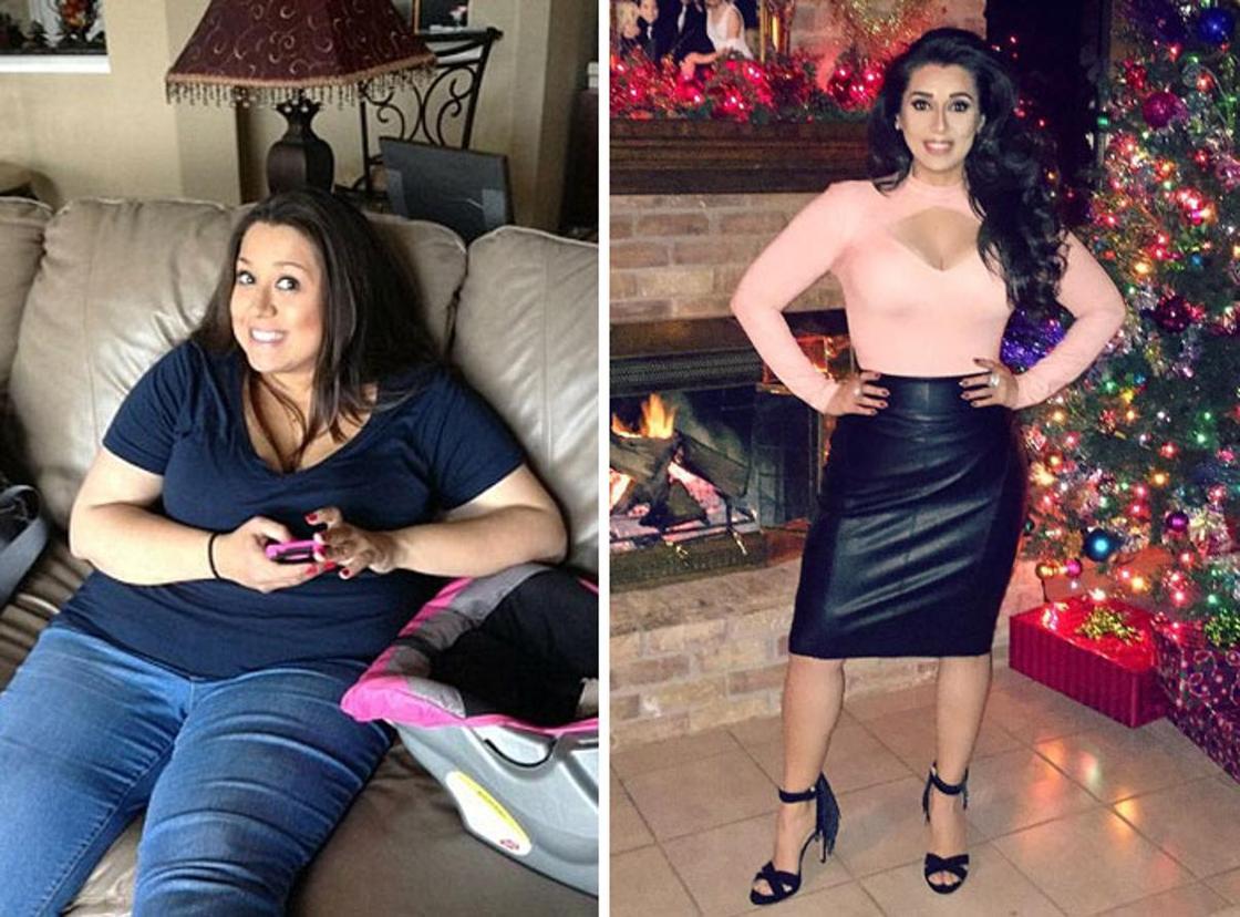 Толстые женщины до и после похудения