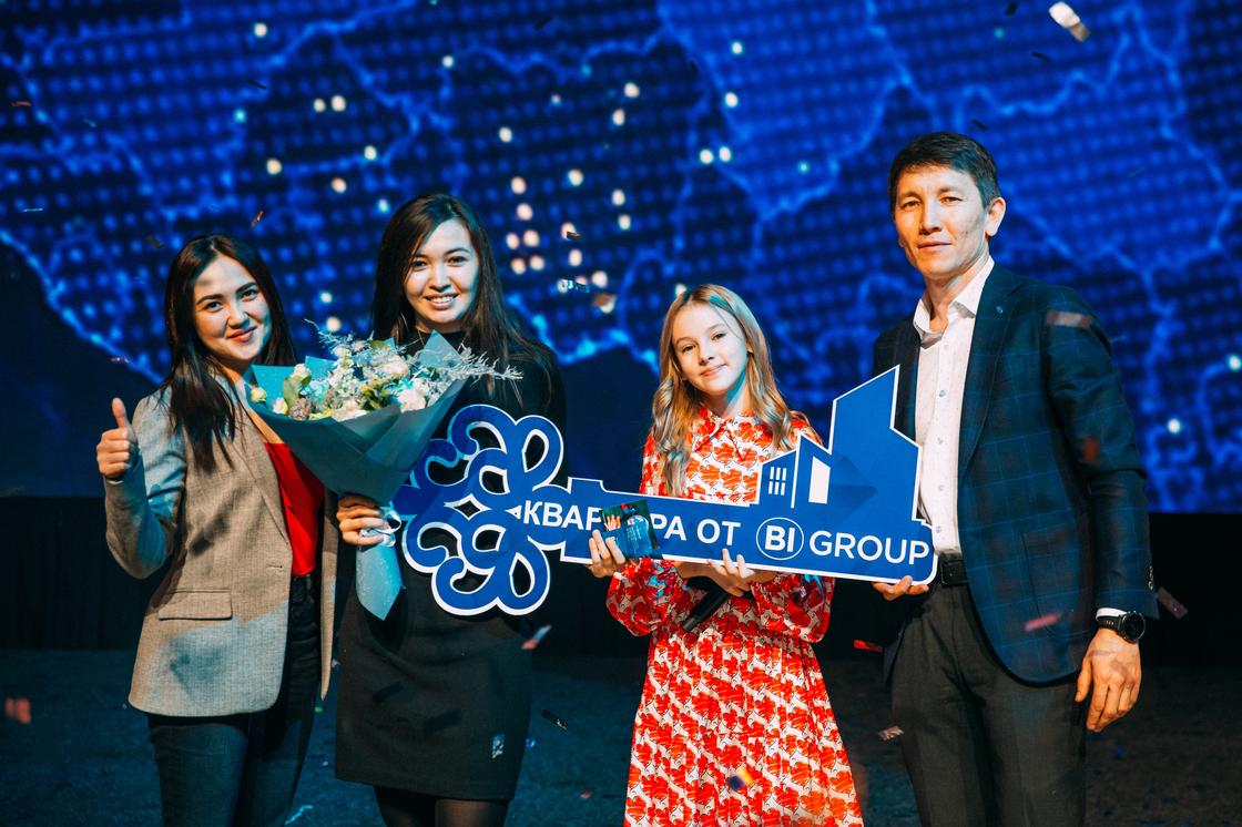 BI Group клиенті дәстүрлі ұтыс ойынында Астанадан пәтер ұтып алды!