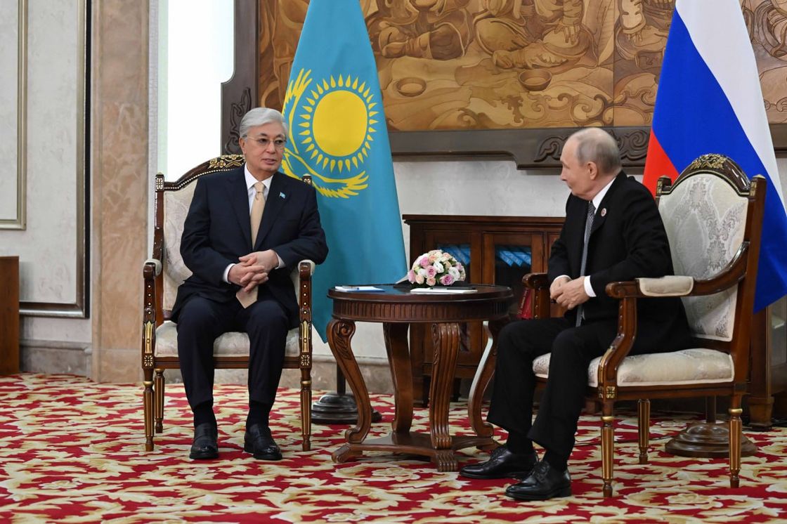 Касым-Жомарт Токаев и Владимир Путин