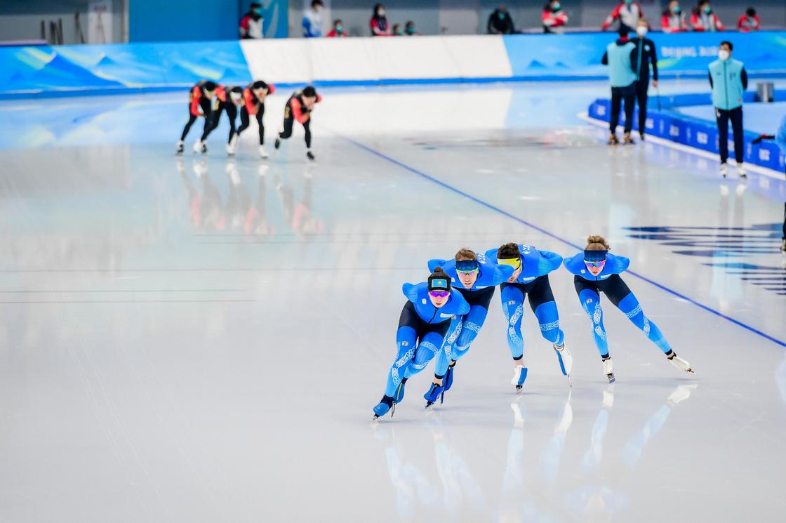 Казахстанские конькобежцы