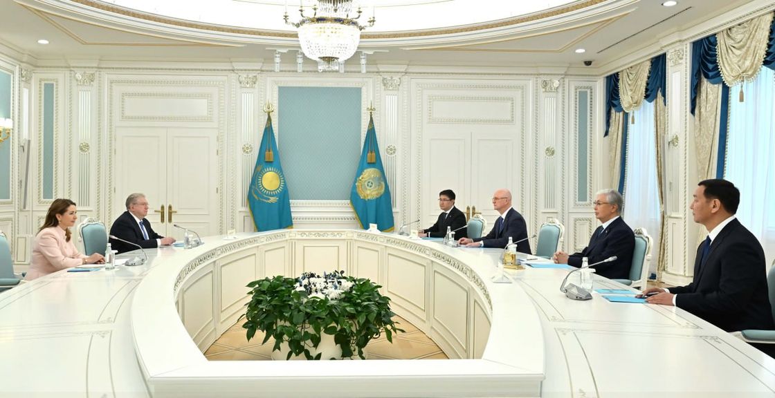 Қасым-Жомарт Тоқаев пен Наталья Бочарованың кездесуі