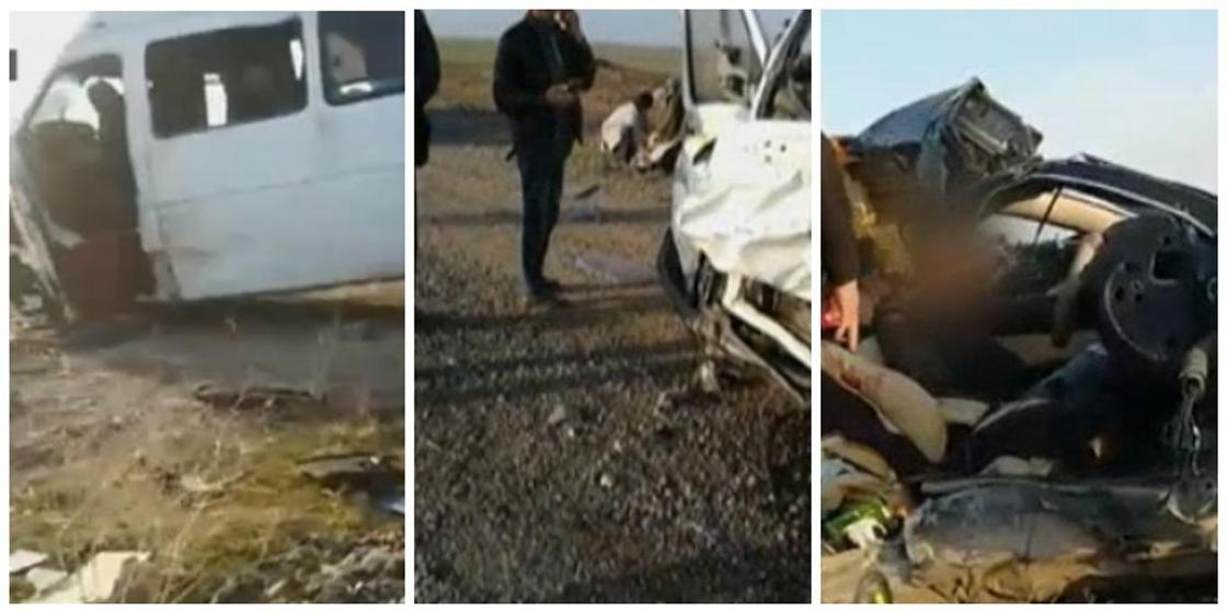 2 погибли, 8 в больнице: микроавтобус попал в аварию в Жамбылской области 2 погибли, 8 в больнице: микроавтобус попал в аварию в Жамбылской области