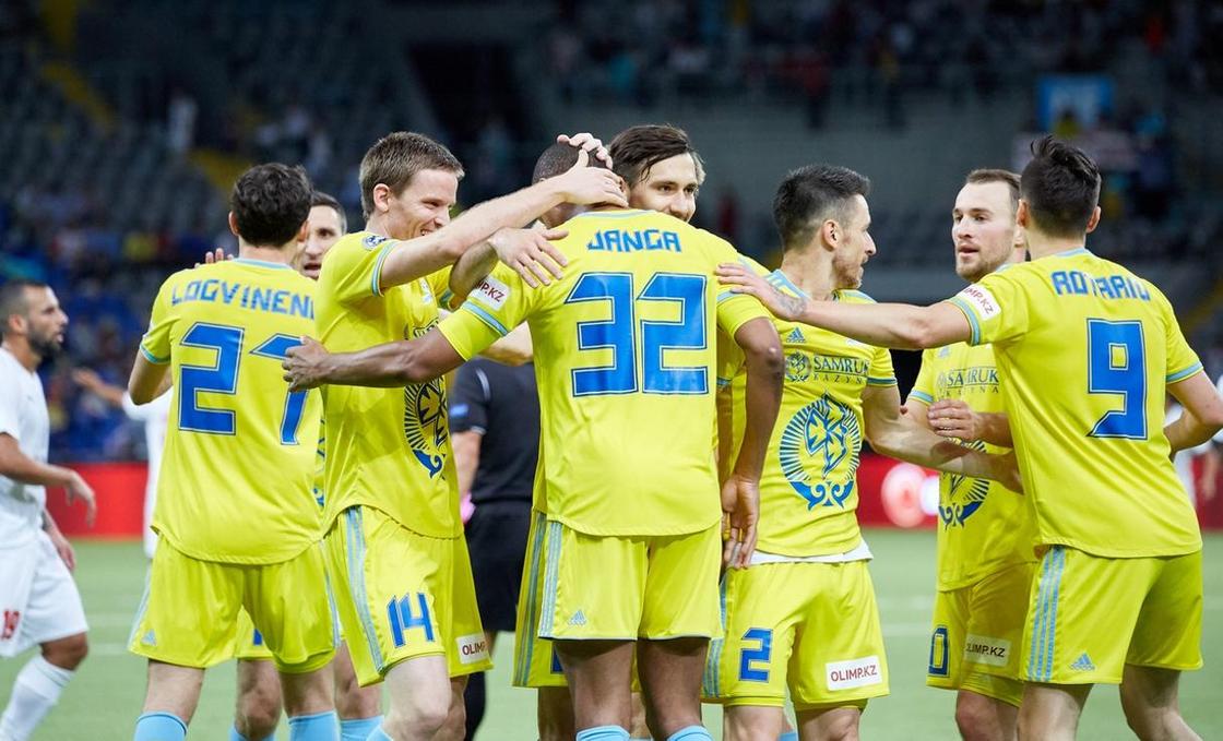"Астана" одержала разгромную победу в Лиге Европы