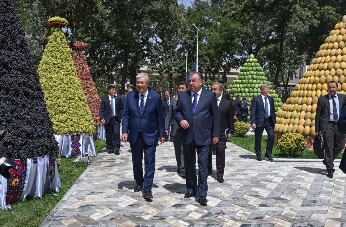 Касым-Жомарт Токаев и Эмомали Рахмон