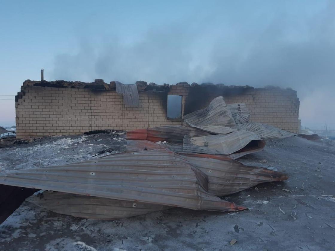 Взрыв в Актюбинской области
