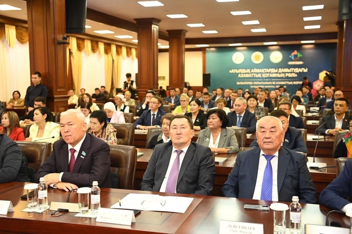 "Ауылдық аймақтарды дамытудағы азаматтық қоғамның рөлі" тақырыбында азаматтық форум өтті