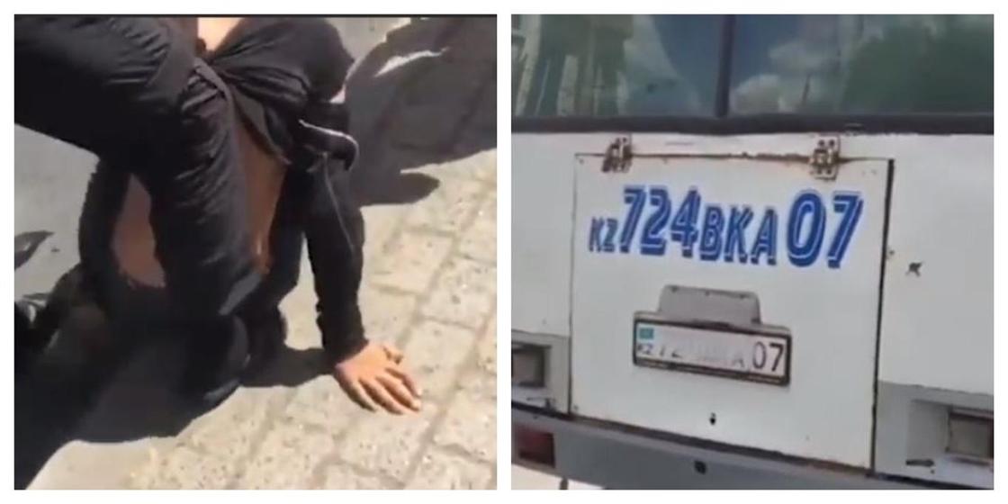 В Уральске подростков силой высадили из автобуса (видео)
