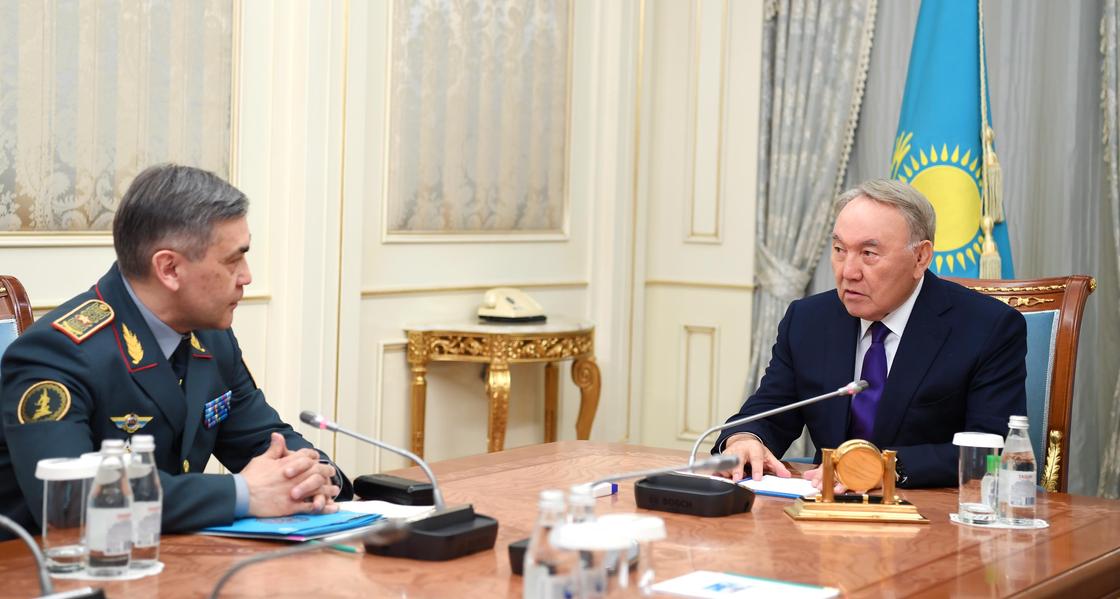 Назарбаеву рассказали о текущем состоянии Вооруженных Сил страны