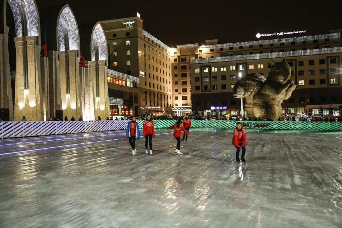 Новые бесплатные ледовые катки открываются в Алматы (фото)