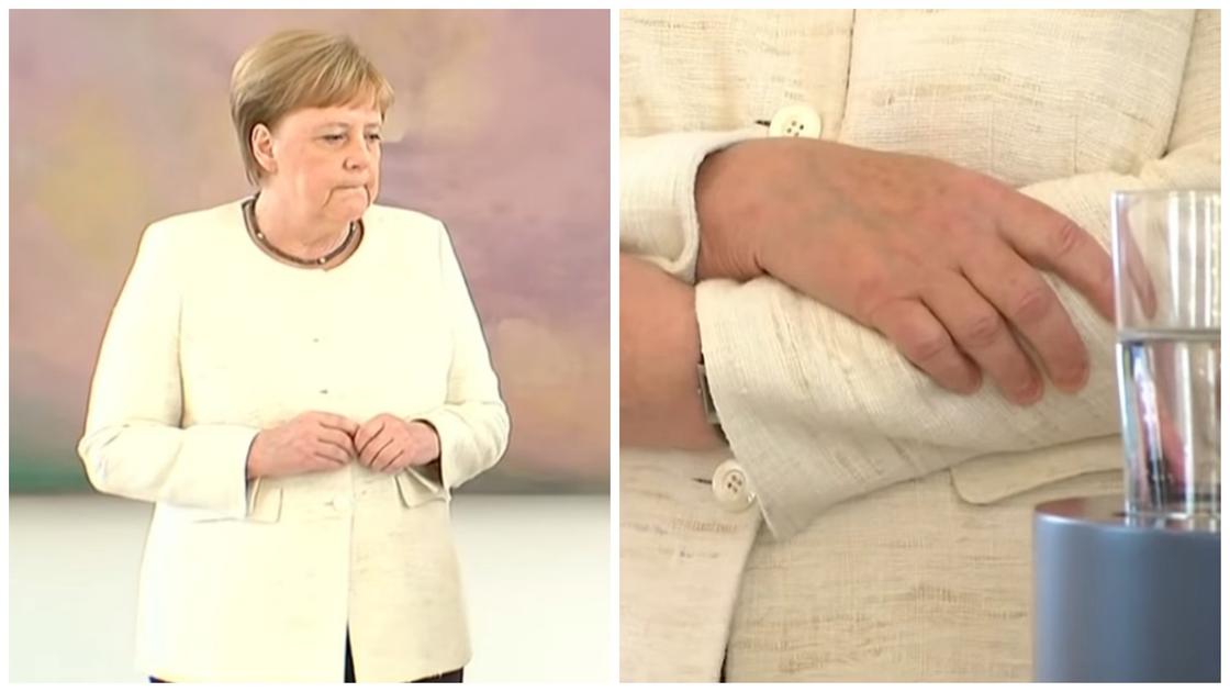 У Меркель вновь случился "электрический" приступ на публике (видео)