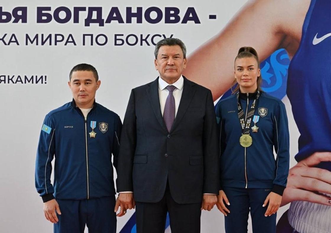Наталья Богдановамен оның бапкеріне құрмет көрсетілді