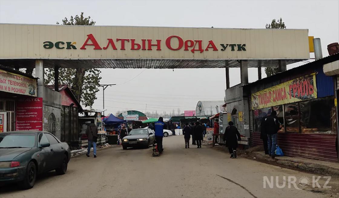 Рынок "Алтын Орда" сносят в пригороде Алматы
