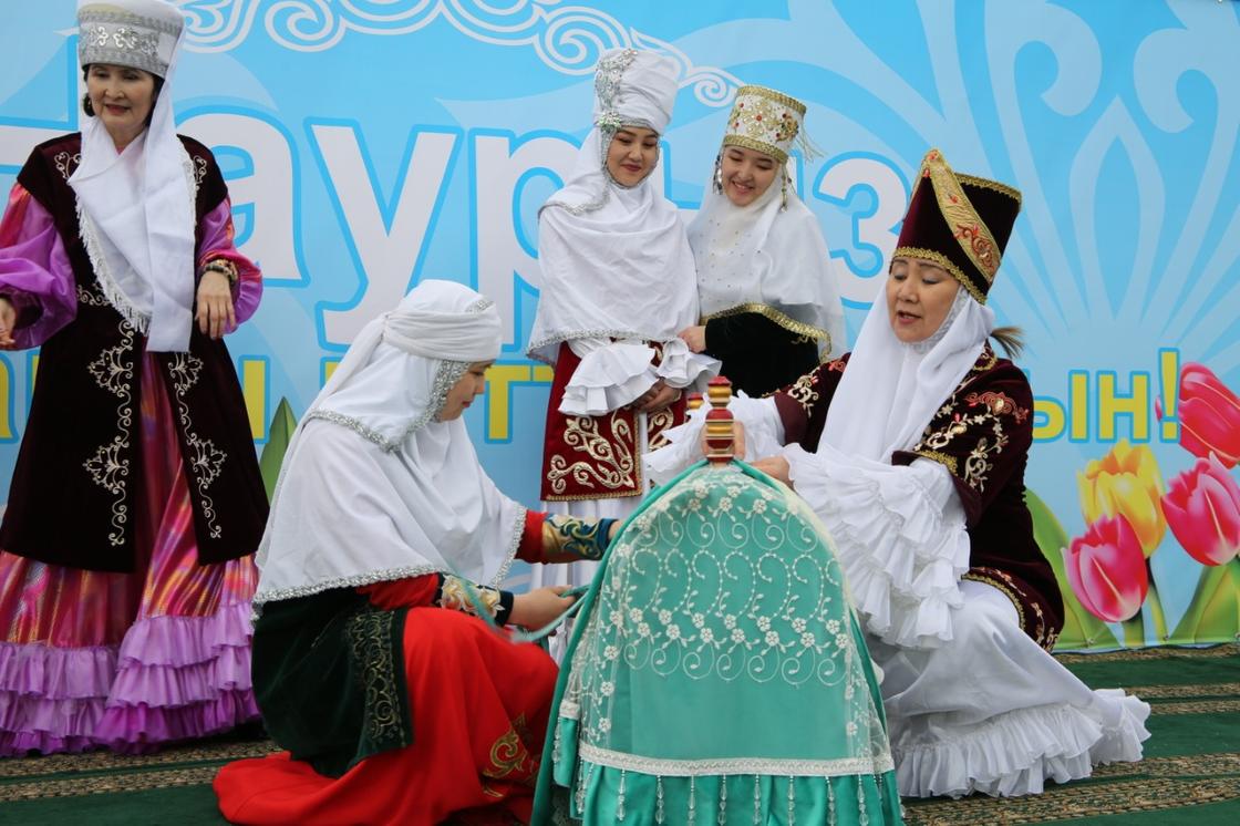 празднование Наурыза в Жамбылской области