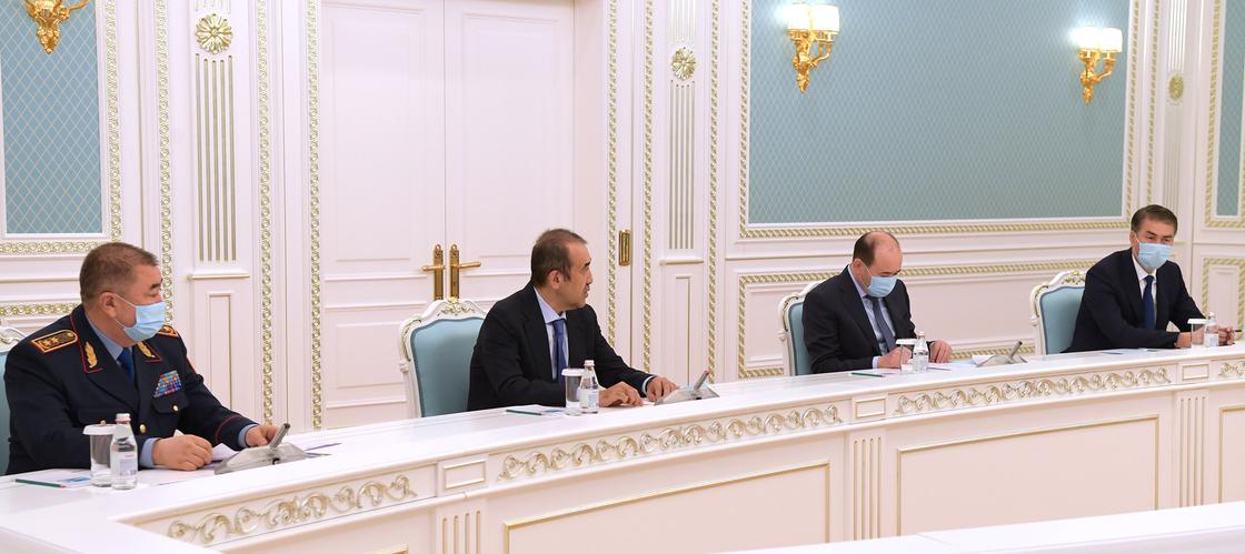 Токаев провел совещание с руководством правоохранительных органов Токаев провел совещание с руководством правоохранительных органов