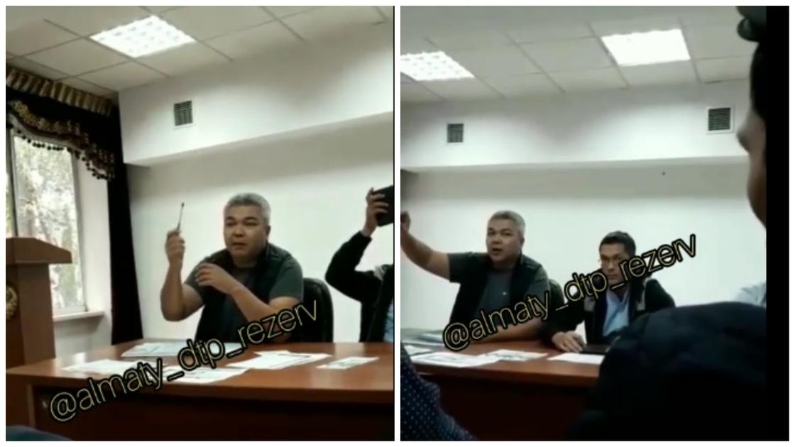 Видео с закрытой планерки водителей автобусов Алматы появилось в Сети Видео с закрытой планерки водителей автобусов Алматы появилось в Сети