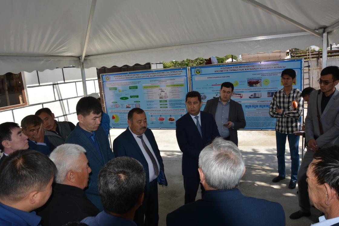 Первый вице-министр сельского хозяйства посетил Жамбылскую область