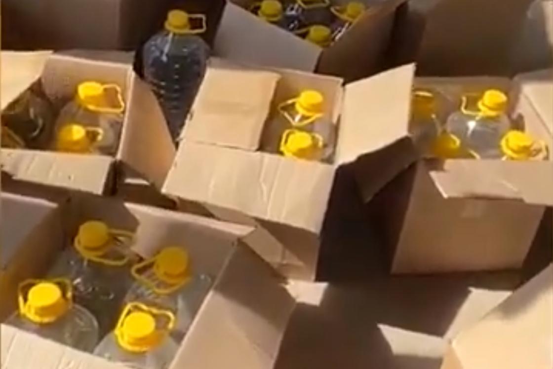 Еще один подпольный цех по изготовлению алкоголя ликвидирован в Туркестанской области (видео)