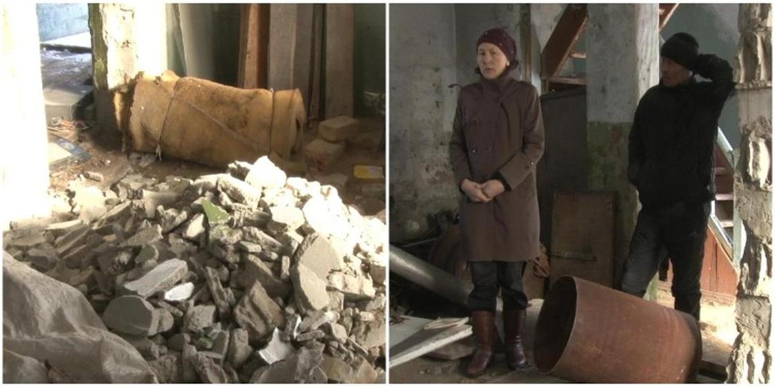 Многодетной семье выдали квартиру без окон и дверей в Павлодарской области