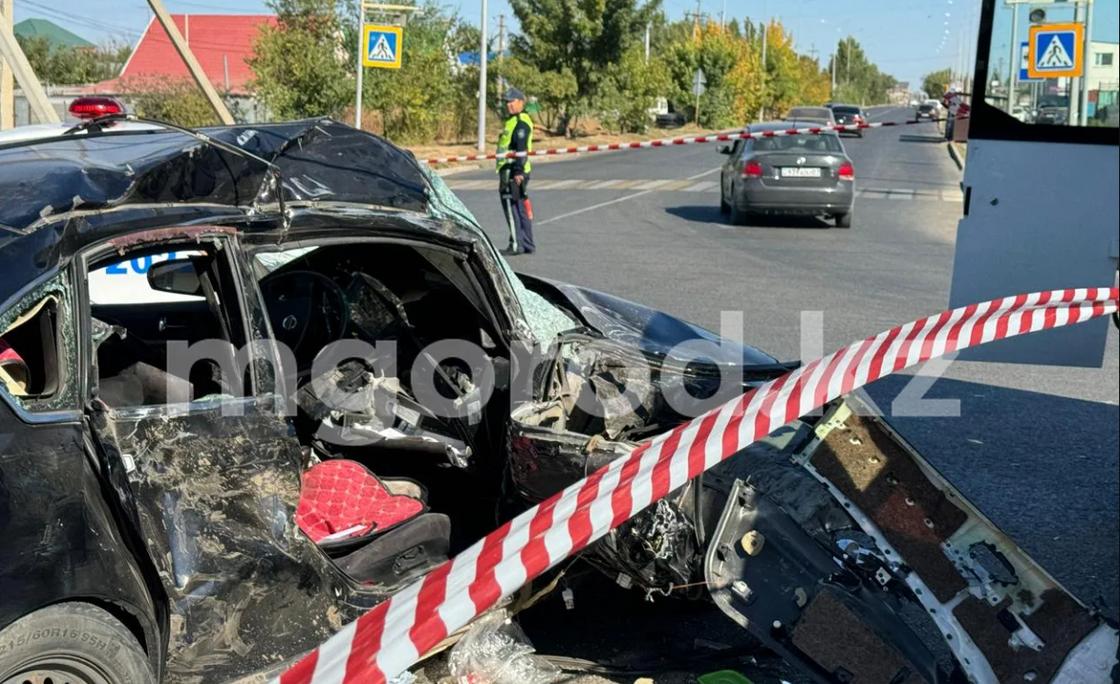 Автомобиль попал в аварию