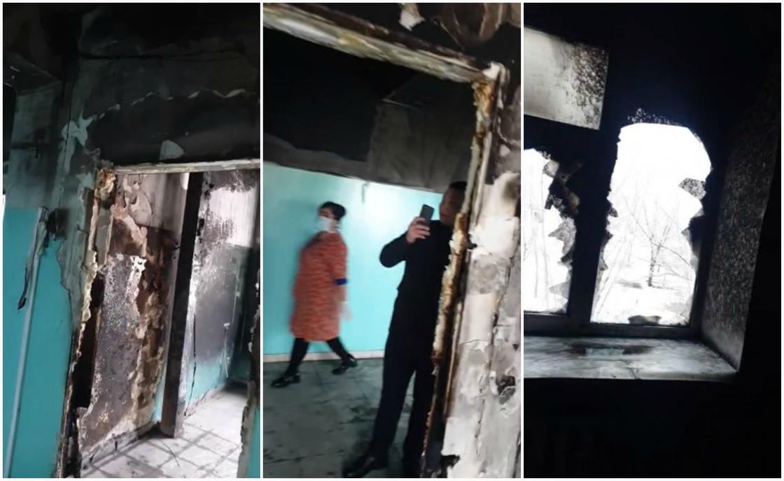 Спалившего больничную палату пациента задержали в ЗКО