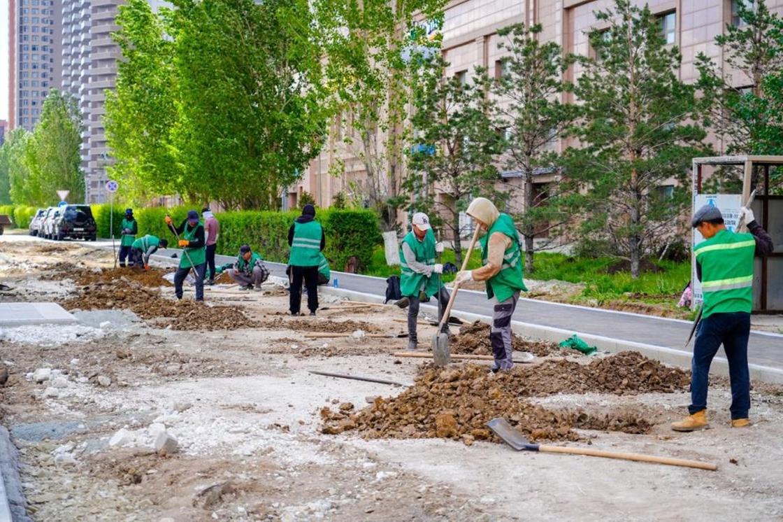 Благоустройство дворовых и общественных пространств в Астане Благоустройство дворовых и общественных пространств в Астане