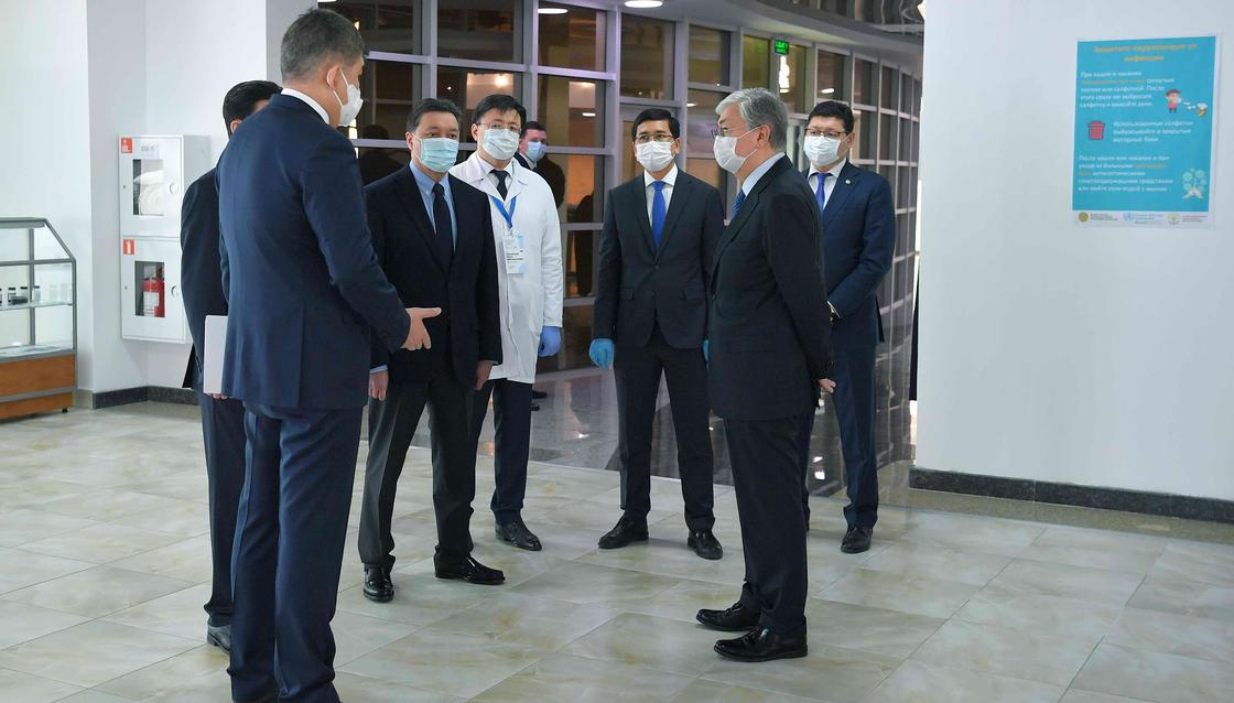 Токаеву показали казахстанский тест на коронавирус (фото)