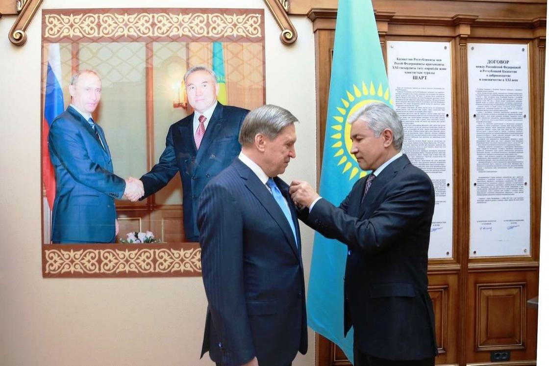 Помощник Путина удостоен одной из высших казахстанских наград