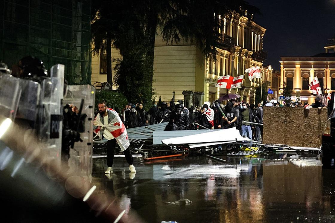 Протесты в Грузии