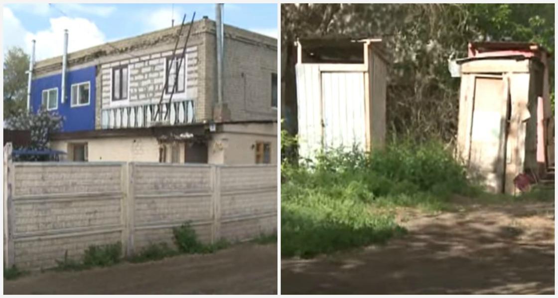 У жителей дома отобрали туалеты в Актобе У жителей дома отобрали туалеты в Актобе