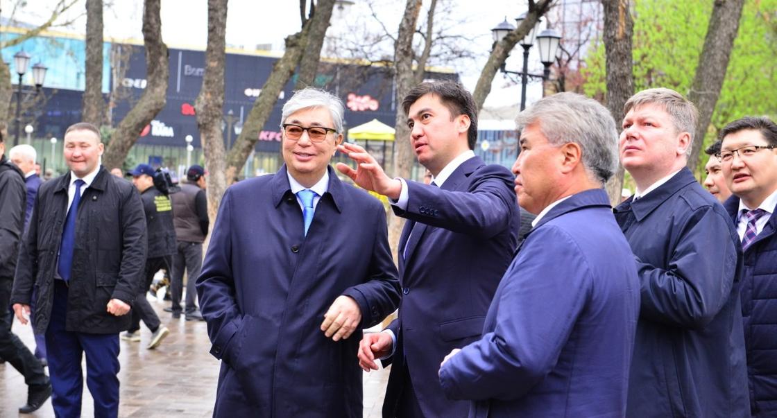 Президента Казахстана приятно удивил шымкентский Арбат