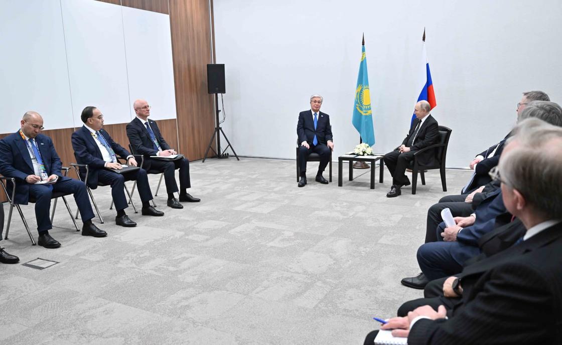 Встреча Касым-Жомарта Токаева и Владимира Путина