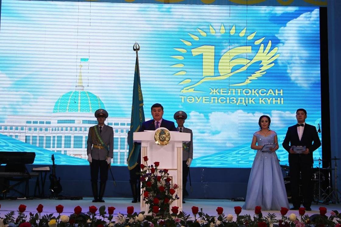 Кызылординцев поздравили с Днем Независимости