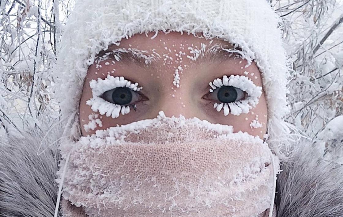 Вымерзают глаза на улице: суровые астанчане терпят морозы до -39 градусов