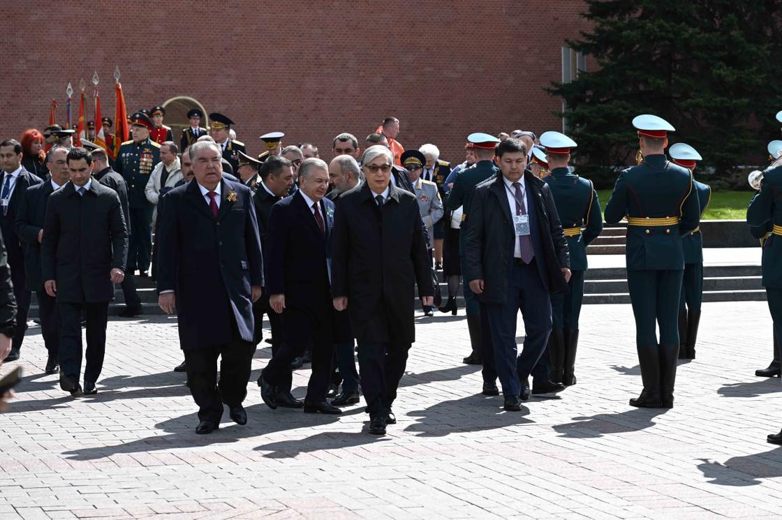 Касым-Жомарт Токаев с главами других государств.