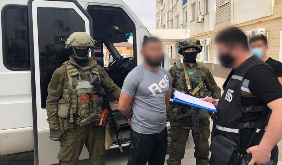 КНБ ликвидировал преступную группировку в Атырауской области (фото)
