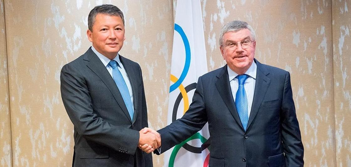 Глава МОК Томас Бах поздравил Тимура Кулибаева с избранием на должность президента НОК