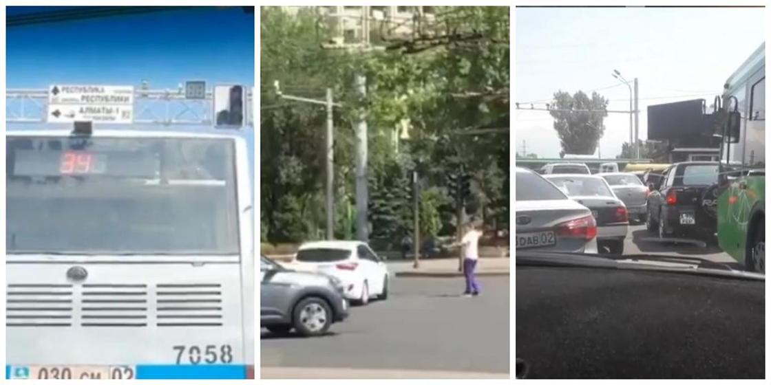 Что творилось на дорогах Алматы во время блэкаута (фото, видео)