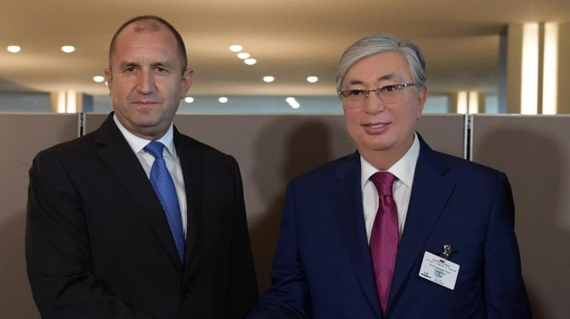 Токаев встретился с президентом Болгарии