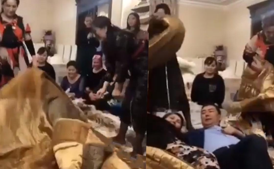 Видео с заворачиванием сватов в одеяло вызвало бурное обсуждени Видео с заворачиванием сватов в одеяло вызвало бурное обсуждени