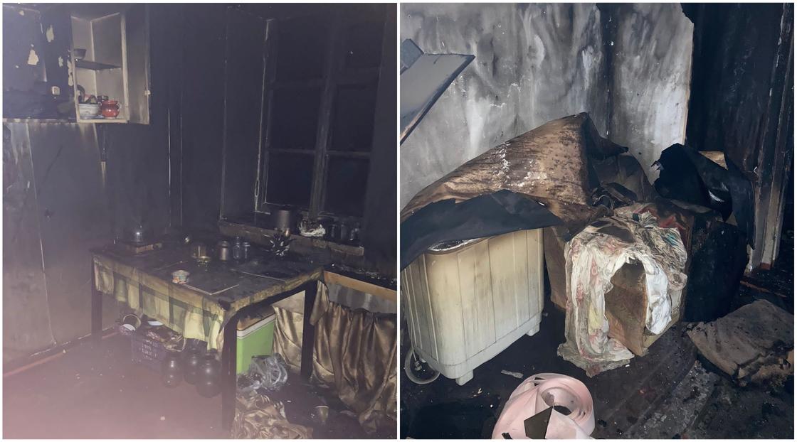 Пожар в Балхаше Пожар в Балхаше