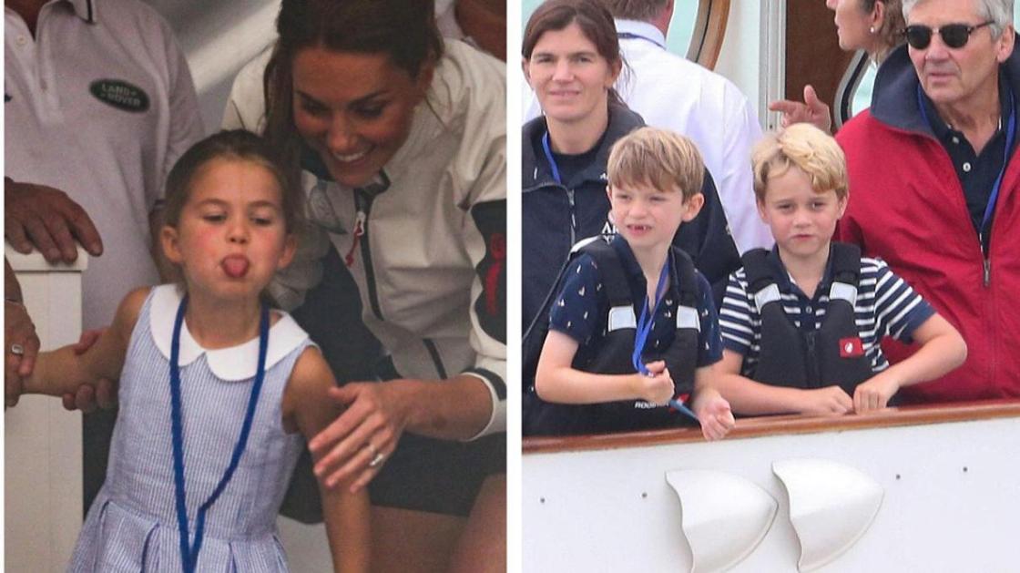 Принцесса Шарлотта и ее старший брат принц Джордж. Фото: Instagram