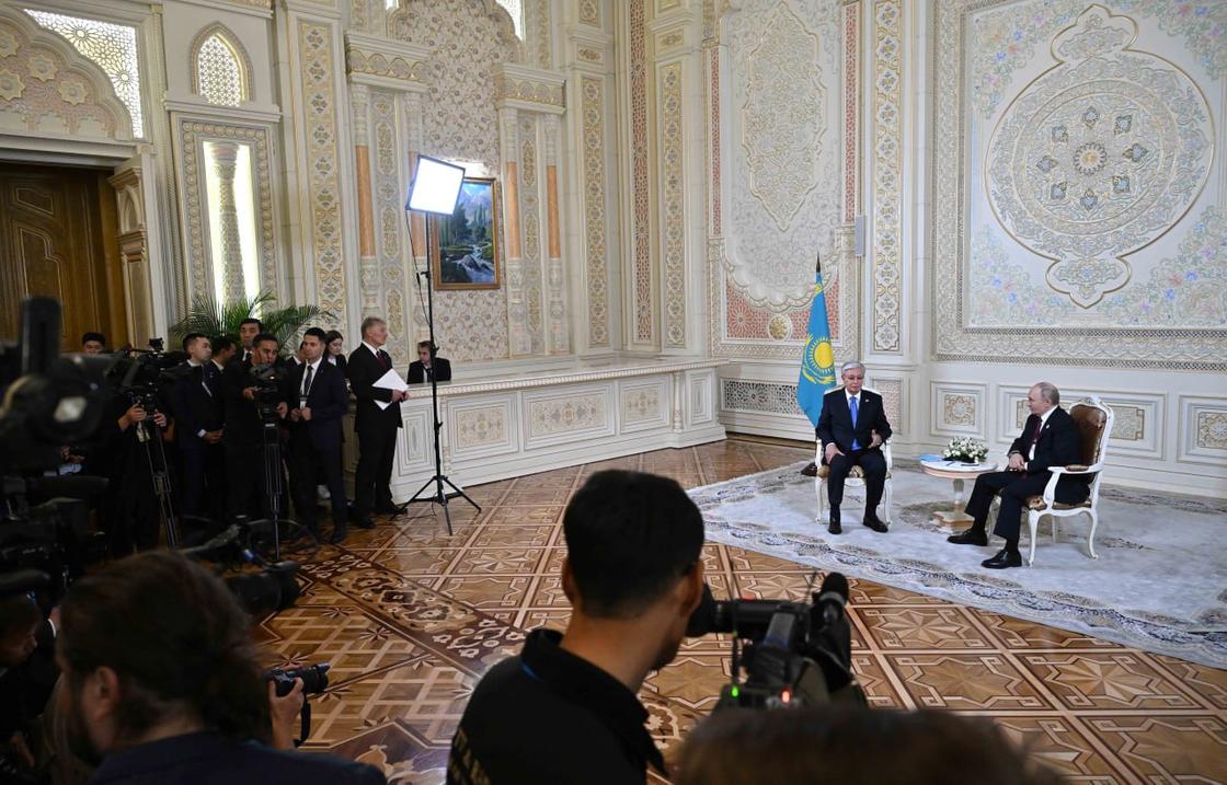 Касым-Жомарт Токаев и Владимир Путин