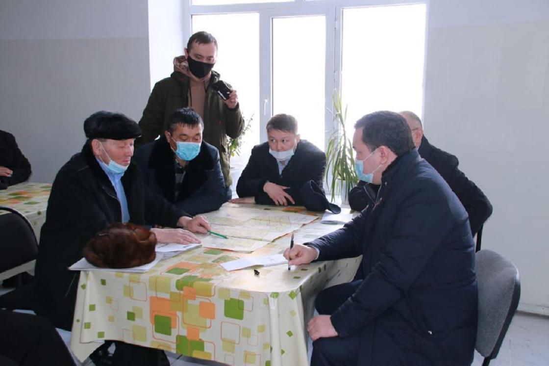 Встреча акима с населением Карагандинская область