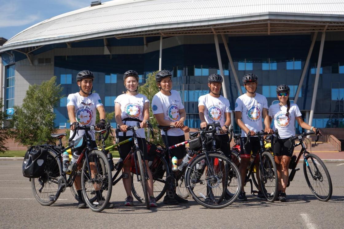 Международный велопробег прошел в Нур-Султане