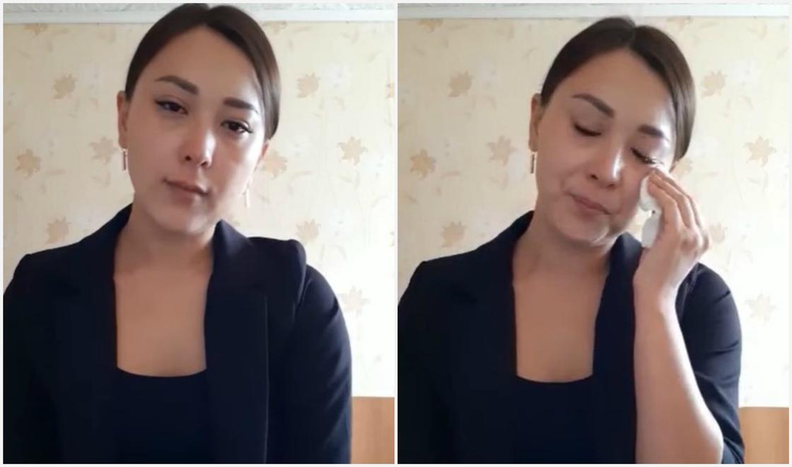 "Угрожал плеснуть в лицо кислотой": казахстанка записала видеообращение