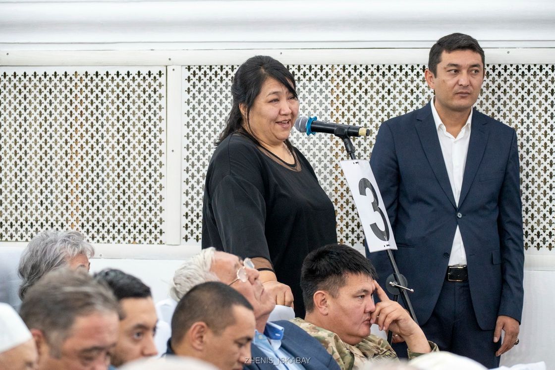 встреча с населением Панфиловского района