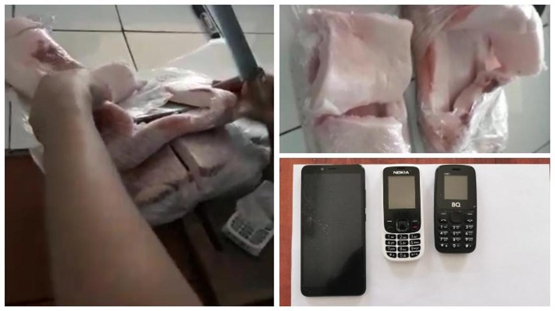 Телефоны в свином сале пытались пронести в СИЗО Алматы